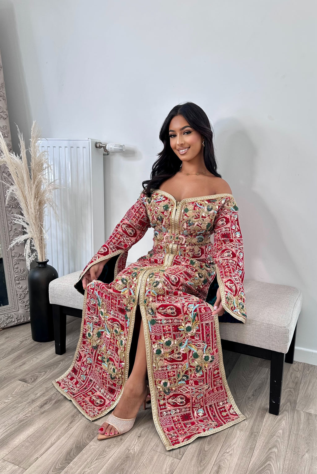 Caftan saree manche précommande