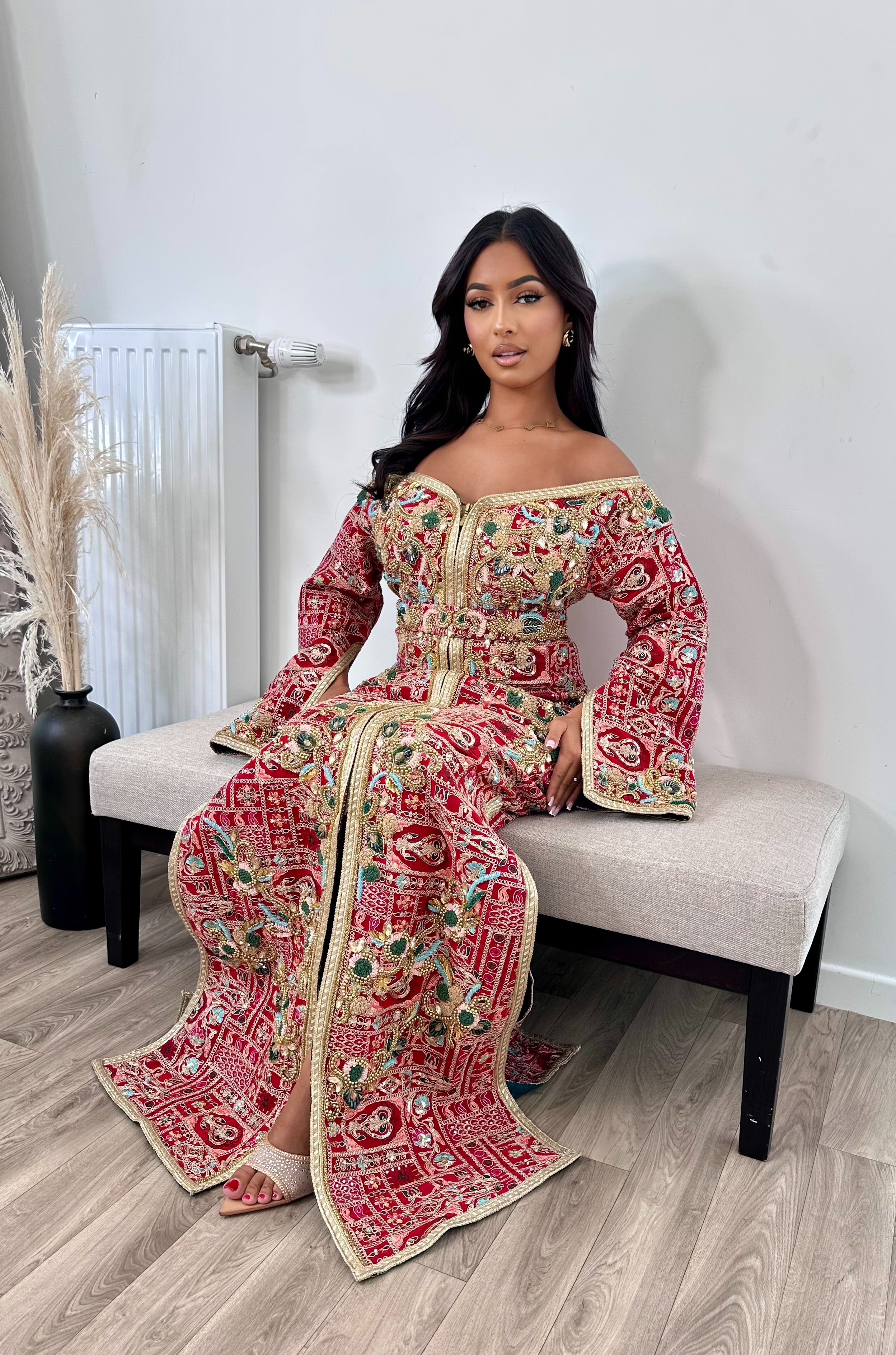 Caftan saree manche précommande
