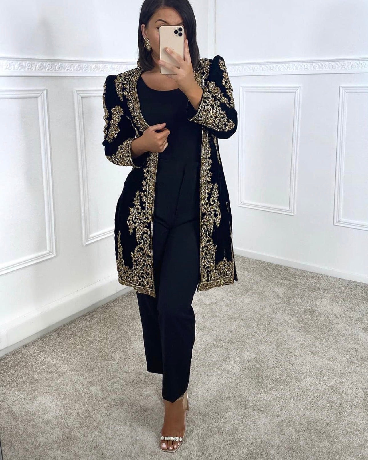 Veste karakou longue