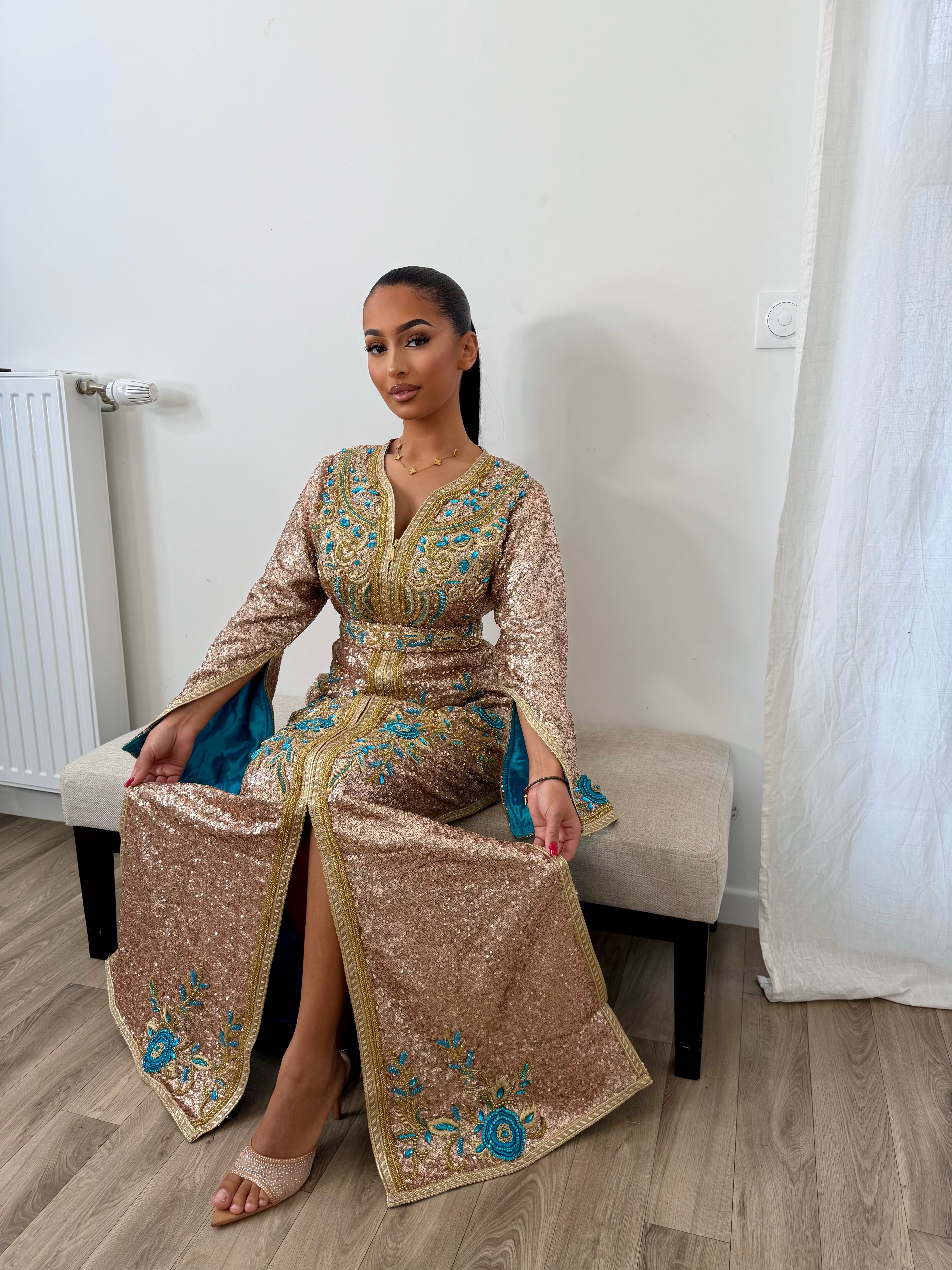 Caftan sequin précommande