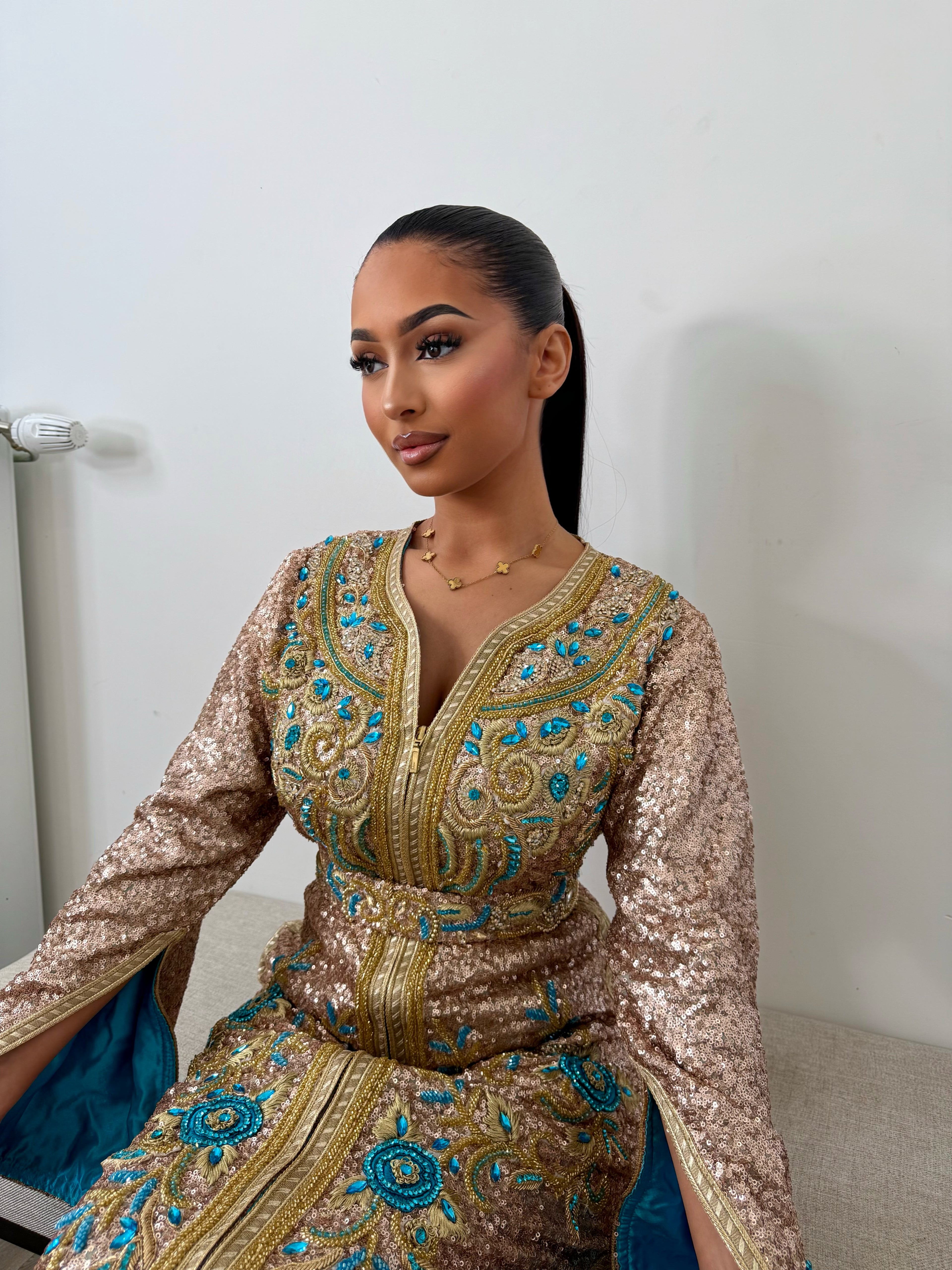 Caftan sequin précommande